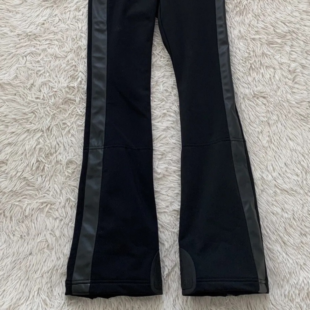 NWT Goldbergh lynx leopard print fur trim down hooded ski suit - Picture 11 of 14